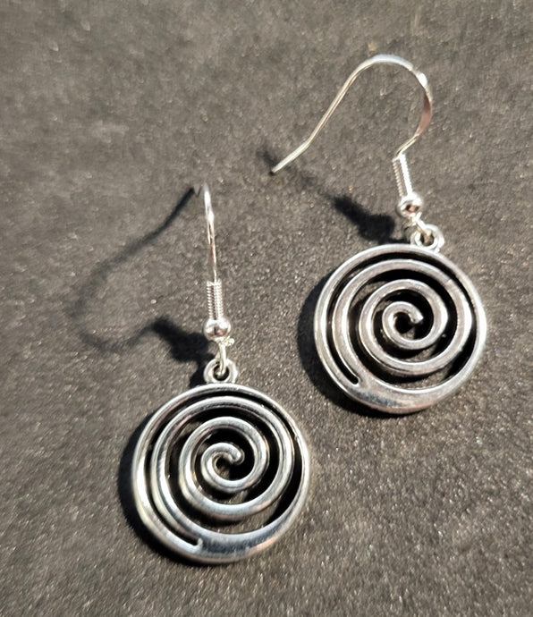 Small Spiral Earrings