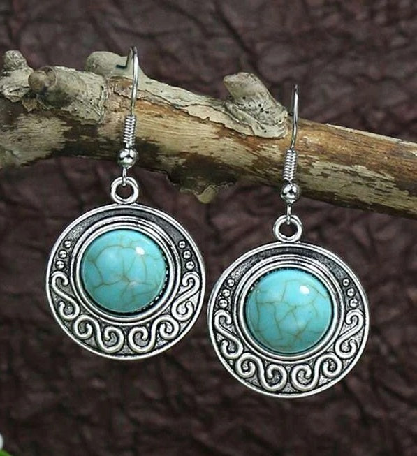 Boho Turquoise Earrings