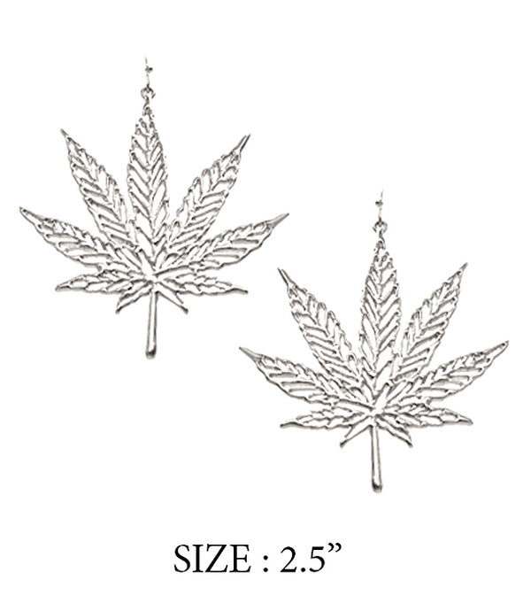 Weed Earrings