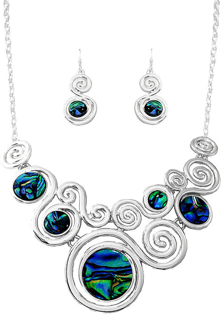 Abalone Jewelry Set