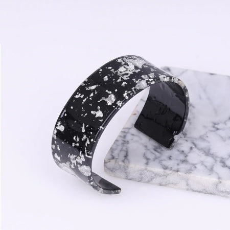 Black & Silver Cuff Bracelet