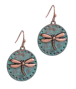 Vintage Dragonfly Earrings