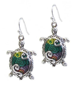 Sea Life Turtle Earrings